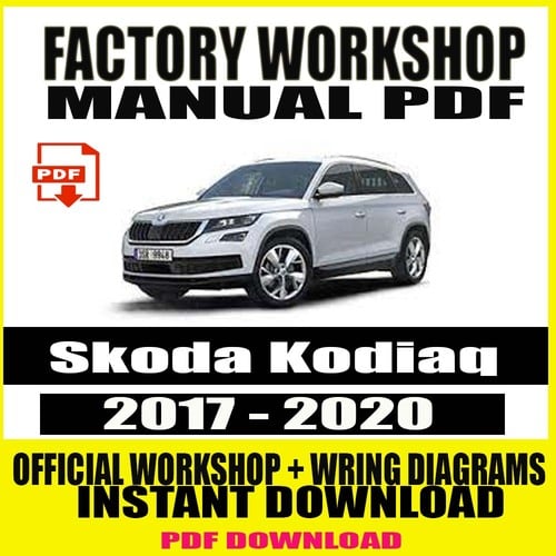 Product picture Skoda Kodiaq 2017-2020 FACTORY REPAIR SERVICE MANUAL