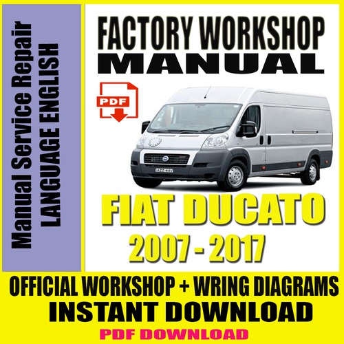 Product picture Fiat Ducato 2007-2017 MANUAL SERVICE REPAIR