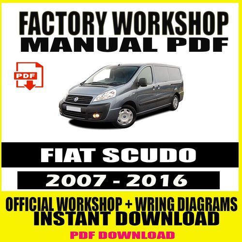Product picture Fiat Scudo 2007-2016 FACTORY REPAIR SERVICE MANUAL