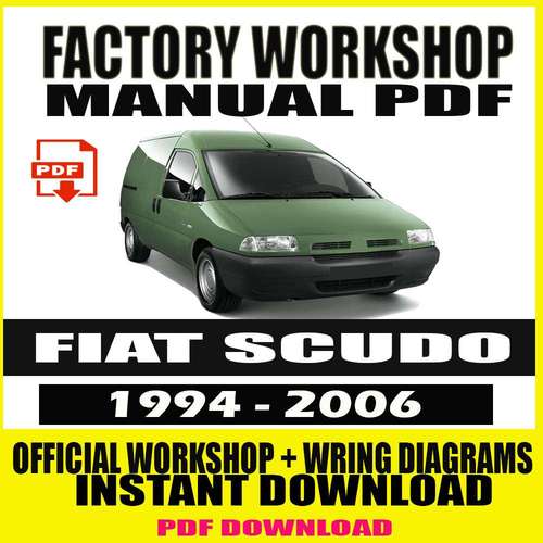 Product picture Fiat Scudo Factory Repair Manual 1994-2006